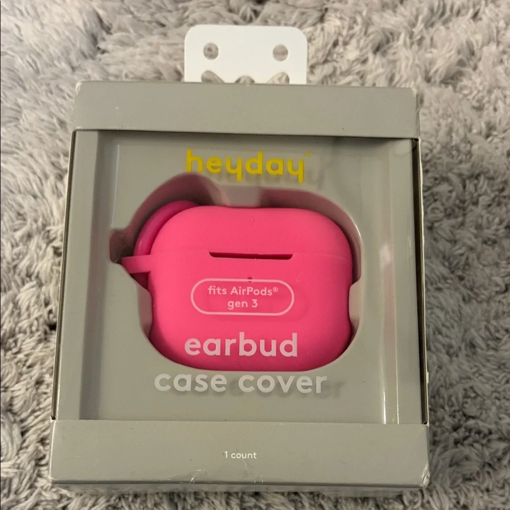 Heyday Vibrant Pink Earbud Case for AirPods Gen 3